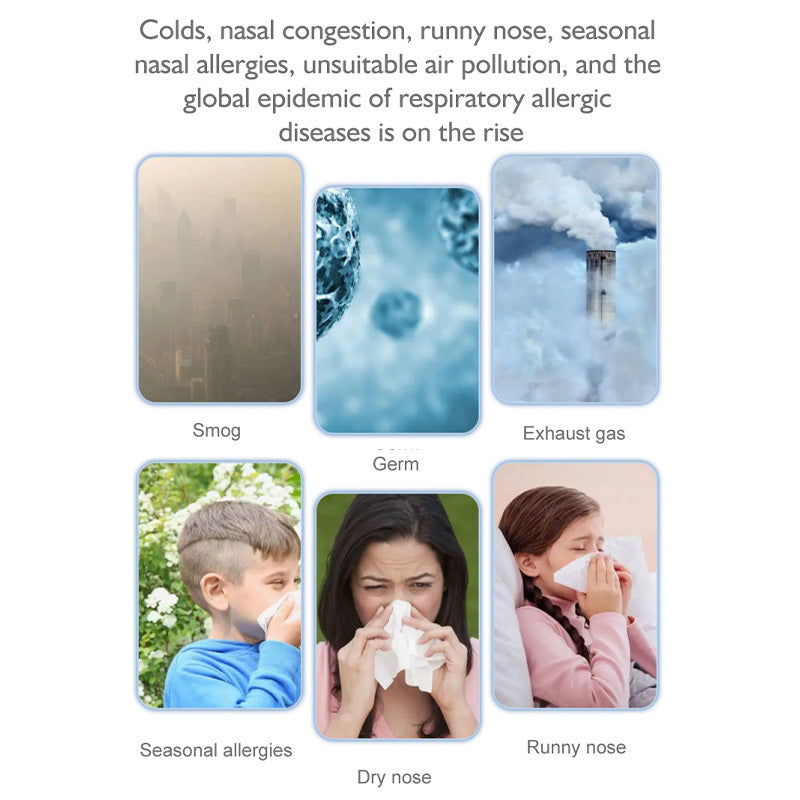 Portable Electric Cordless Nose Puncher, 3-speed Pulse Spray With Silicone Nozzle, Alleviates Nasal Problems Caused By Seasonal Air, And Is Very Suitable For Travel, Home Use, Children, Family And Mother