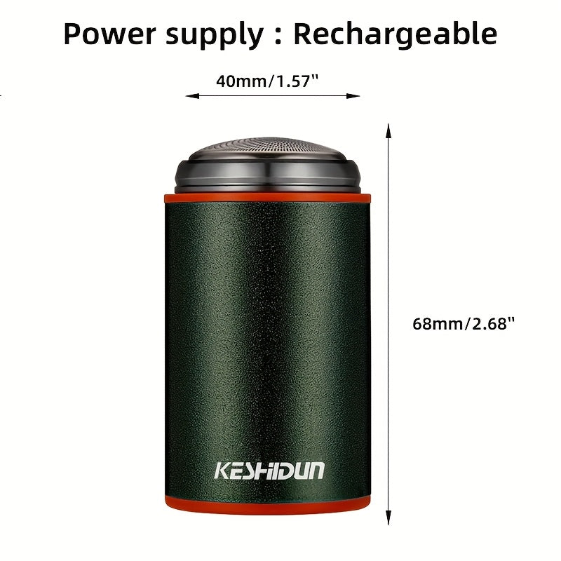 Mini Portable Electric Razor, Handheld Razor, Wireless Charging, Suitable for Eyebrows, Upper Lip, Cheeks, Chin, and Neck