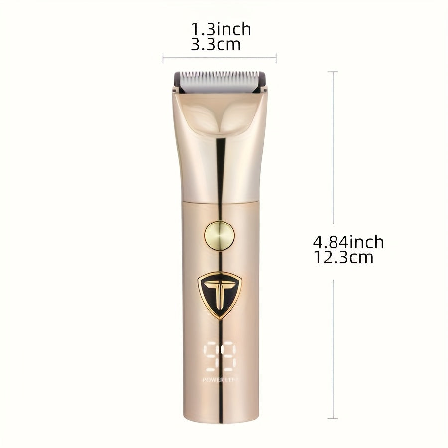 5-in-1 Professional Body Hair Trimmer, Women'S Groin And Body Trimmer, Replaceable Head Electric Shaver, Including Shaver Head, Hair Clipper, Nose Hair Trimmer And Eyebrow Knife