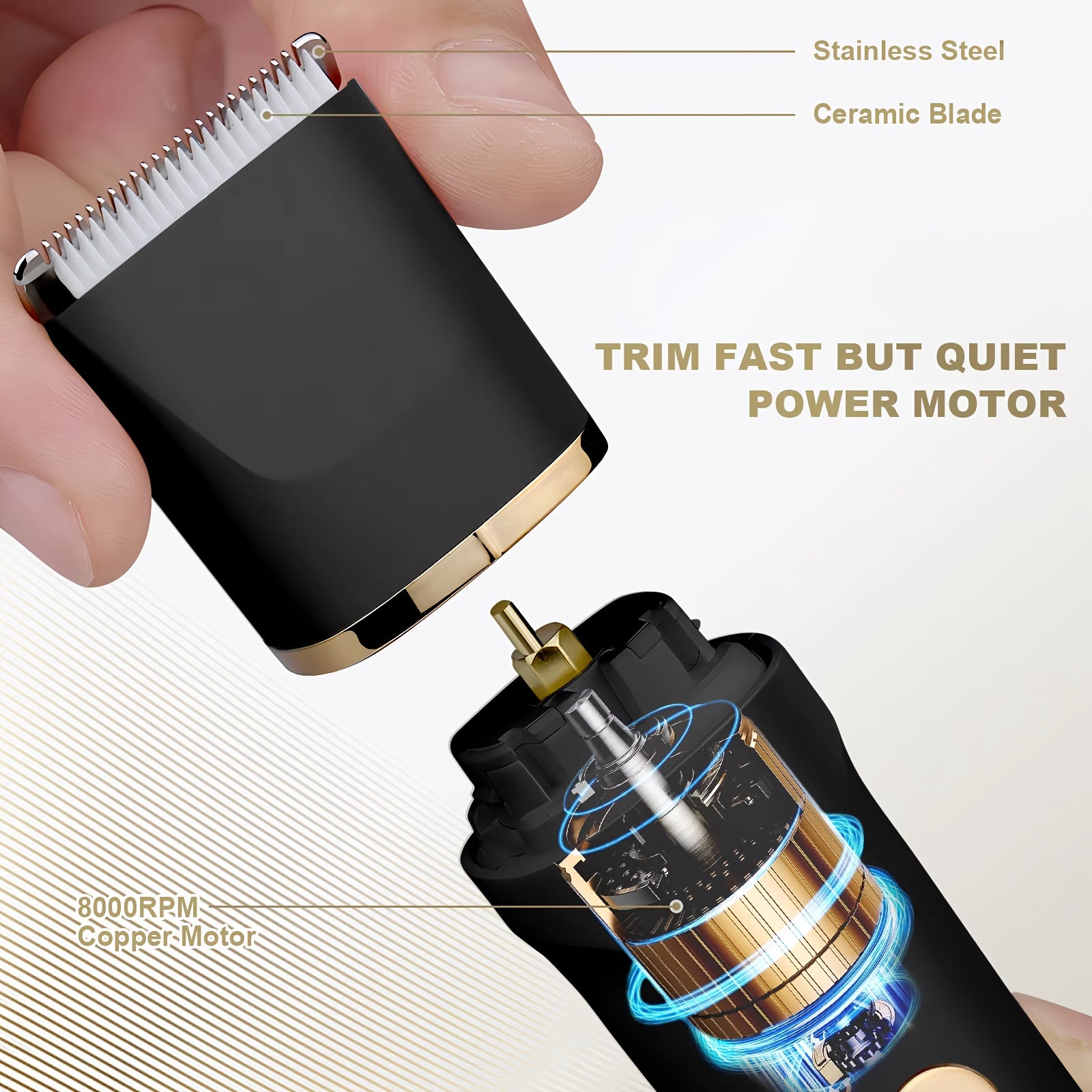 Men's Body Hair Trimmer Men's Groin Trimmer Nose Hair Trimmer Multi-Functional Body Hair Trimmer USB Charging for Full Body Hair Removal on Legs, Arms and Underarms