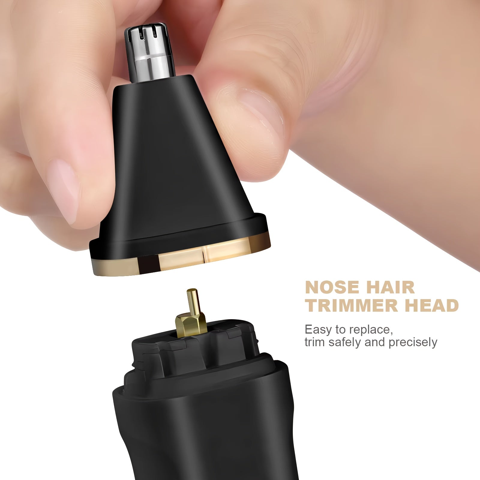 Men's Body Hair Trimmer Men's Groin Trimmer Nose Hair Trimmer Multi-Functional Body Hair Trimmer USB Charging for Full Body Hair Removal on Legs, Arms and Underarms