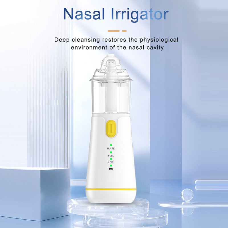 Portable Electric Cordless Nose Puncher, 3-speed Pulse Spray With Silicone Nozzle, Alleviates Nasal Problems Caused By Seasonal Air, And Is Very Suitable For Travel, Home Use, Children, Family And Mother
