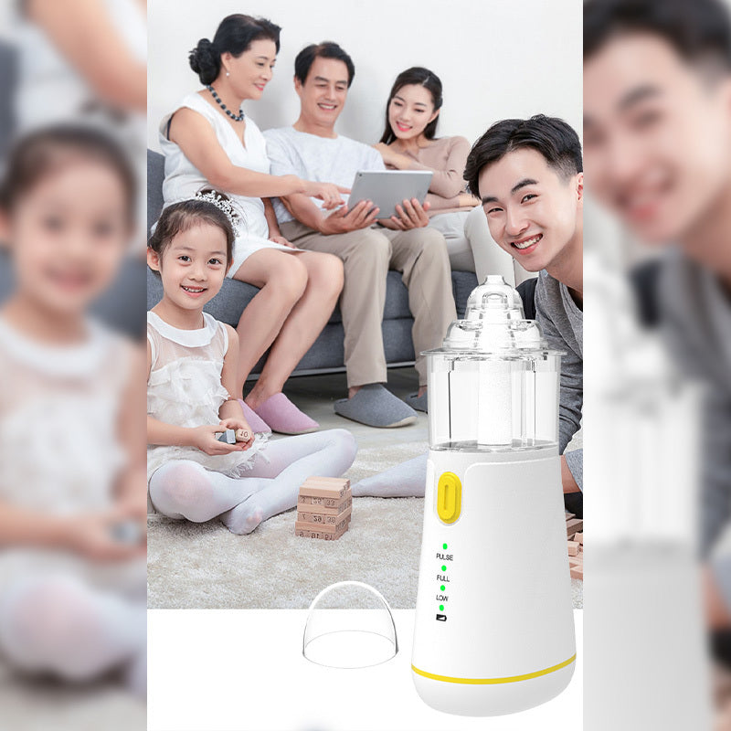 Portable Electric Cordless Nose Puncher, 3-speed Pulse Spray With Silicone Nozzle, Alleviates Nasal Problems Caused By Seasonal Air, And Is Very Suitable For Travel, Home Use, Children, Family And Mother