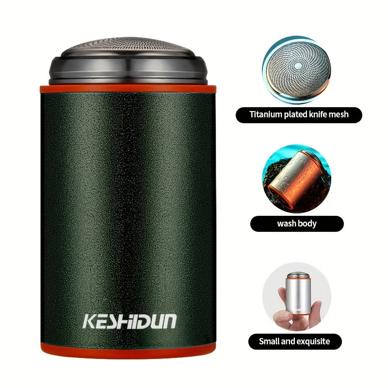 Mini Portable Electric Razor, Handheld Razor, Wireless Charging, Suitable for Eyebrows, Upper Lip, Cheeks, Chin, and Neck