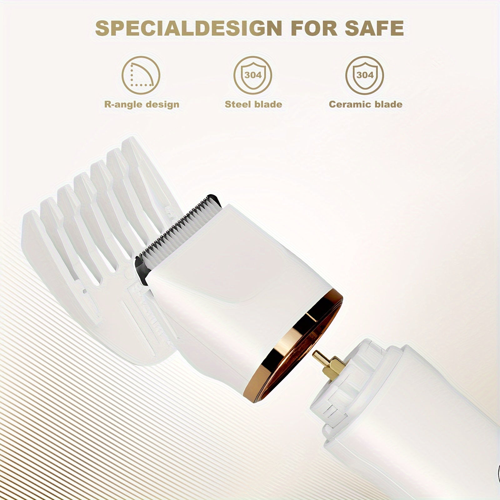 Electric Bikini Trimmer for Women - 5in 1 Rechargeable Electric Razors for Women, Painless Women'S Body Shaver, Facial Razor & Nose Hair Shaver