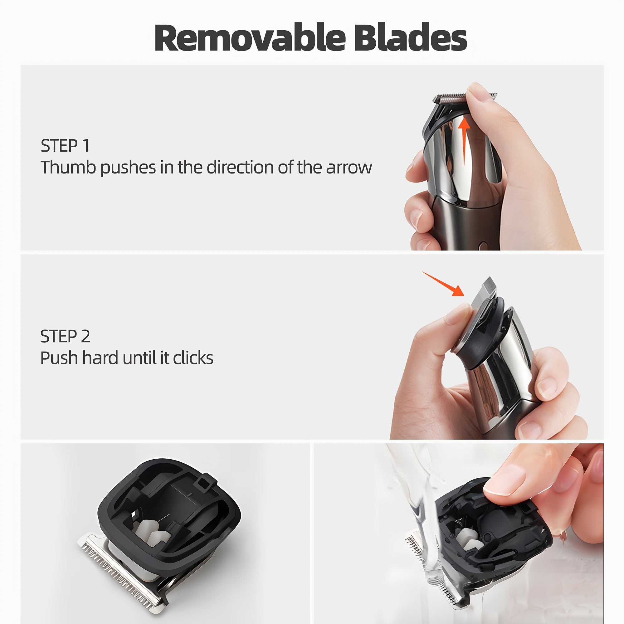 Cordless USB Rechargeable 10-in-1 Men's Grooming Kit - Beard Trimmer, Hair Clippers, Body & Nose Hair Trimmer with Precision Blades, 600mAh Lithium Battery - Ideal Gift for Him, Includes Charging Stand, Barber Accessories