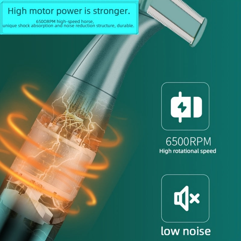 4-in-1 Electric Shaver Charging Type Women'S Hair Removal Instrument Bikini Body Hair Trimmer Nose Hair Trimmer Electric Eyebrow Shaver Multifunctional Shaver