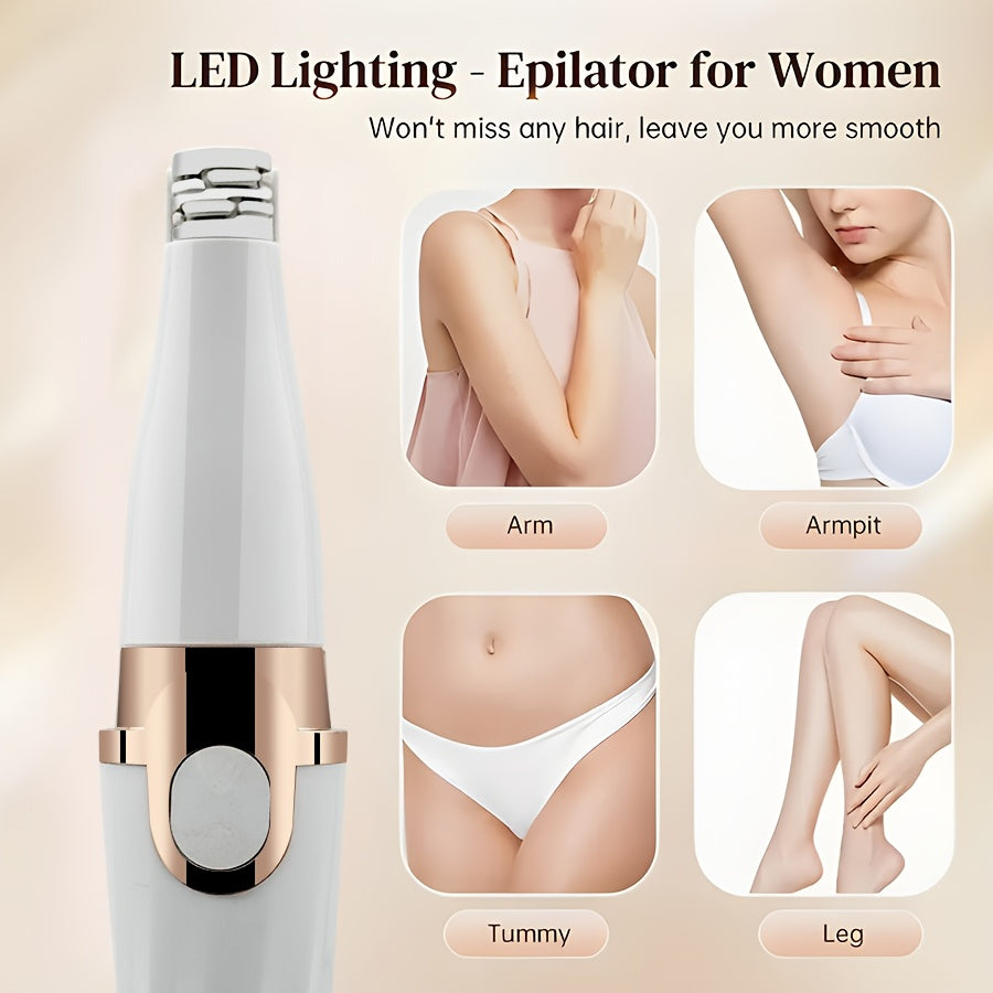 5-in-1 Women'S Electric Shaver - USB Rechargeable Bikini and Eyebrow Trimmer, Leg Hair Remover, Nose Hair Remover, Multifunctional Beauty Set, 5-in-1 Women'S Shaver, Personal Care Device, Perfect Gift for Friends