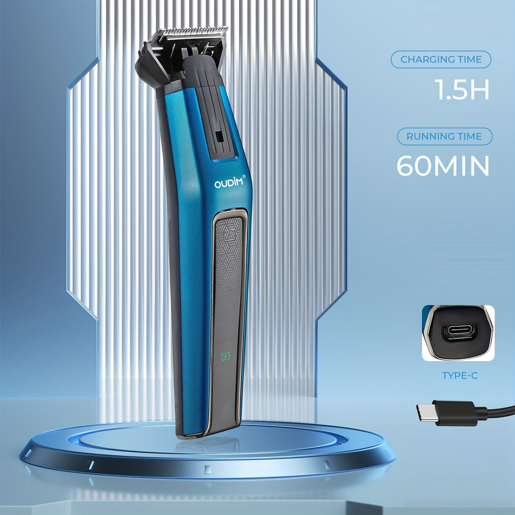 [5-in-1 Hair Clippers Kit] OUDIM 5-in-1 Cordless Shaving and Hair Clippers Kit | Electric Shaver, Body Hair Trimmer, Lady Shaver, Epilator, Bikini Hair Removal, Groin Trimmer | Adjustable Combs, Travel Case - for Men, Barbers, and Family Use