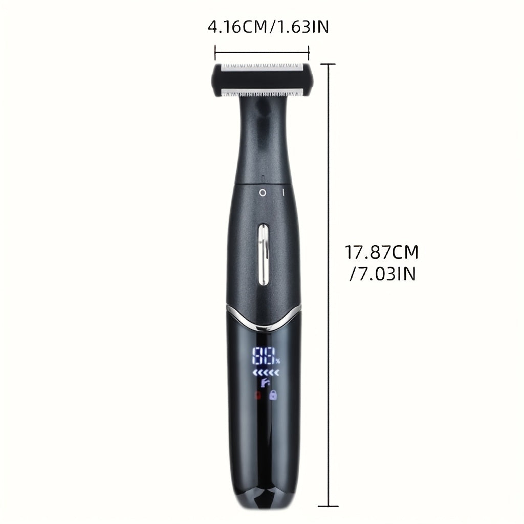 USB charging nose and ear hair trimmer, portable electric nose hair trimmer, equipped with 150mAh lithium battery, mini compact design, fast charging through computer and car USB interface, made of plastic material