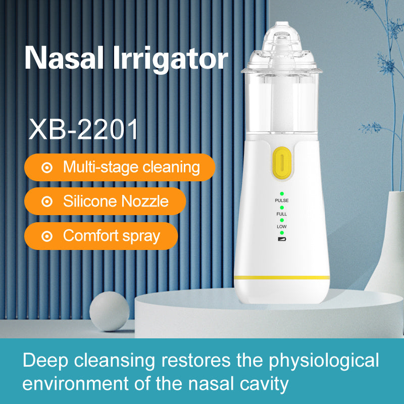 Portable Electric Cordless Nose Puncher, 3-speed Pulse Spray With Silicone Nozzle, Alleviates Nasal Problems Caused By Seasonal Air, And Is Very Suitable For Travel, Home Use, Children, Family And Mother